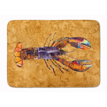 Carolines Treasures Lobster Machine Washable Memory Foam Mat 8716RUG